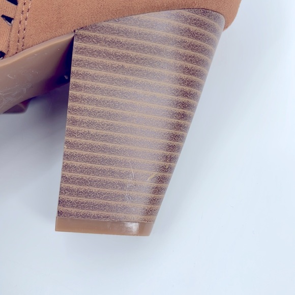 CHINESE LAUNDRY Open Toe Faux Suede Boots - Picture 5 of 5